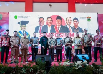 Simposium Pilkada 2024 di Gedung Silat Kompleks GOR Aji Imbut, Tenggarong Seberang, Selasa (29/8/2023).