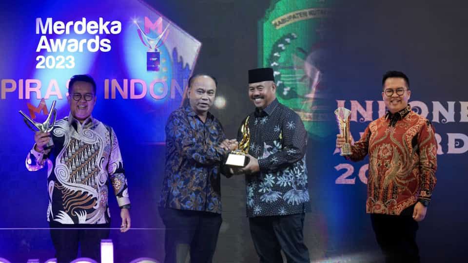 Bupati dan Wakil Bupati Kukar, Edi Damansyah dan Rendi Solinin terrina 3 penghargaan bergengsi nasional/Diskominfo Kukar