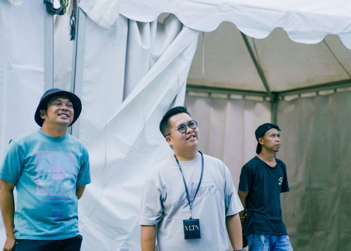 Wakil Bupati Kukar Rendi Solihin meninjau persiapan Kukarland Festival 2023. Diskominfo Kukar