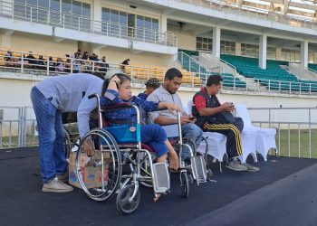 Para penyandang disabilitas bisa menyaksikan Kukarland Festival 2023. Diskominfo Kukar