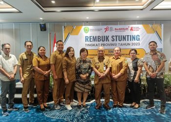 Wabup Avun usai mengikuti acara Rembuk Stunting Tingkat Provinsi Kaltim Tahun 2023, di Ballroom Lantai 5 Hotel Mercure, Senin 9 Oktober 2023. dok prokopimmahulu