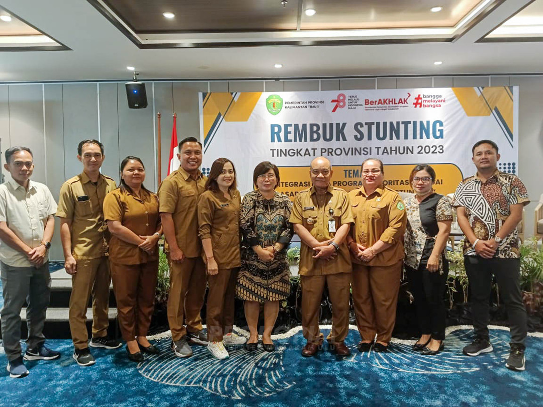 Wabup Avun usai mengikuti acara Rembuk Stunting Tingkat Provinsi Kaltim Tahun 2023, di Ballroom Lantai 5 Hotel Mercure, Senin 9 Oktober 2023. dok prokopimmahulu