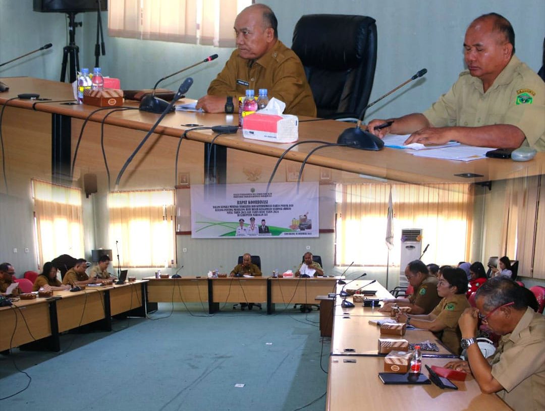 Rapat Koordinasi Harga Sembako di Mahulu. (dok Prokopim Mahulu)