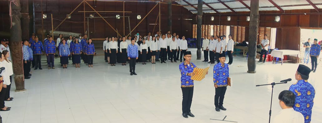 Pelantikan 51 PPPK baru di Mahulu. dok Prokopim Mahulu.