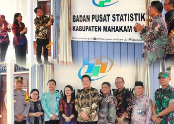 Peresmian Kantor BPS Mahulu. (dok Prokpim Mahulu)