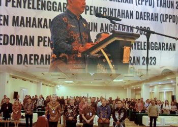 Asisten I Bidang Pemerintahan dan Kesra Setkab Mahulu. Agustinus Teguh Santoso (dok prokopim Mahulu)