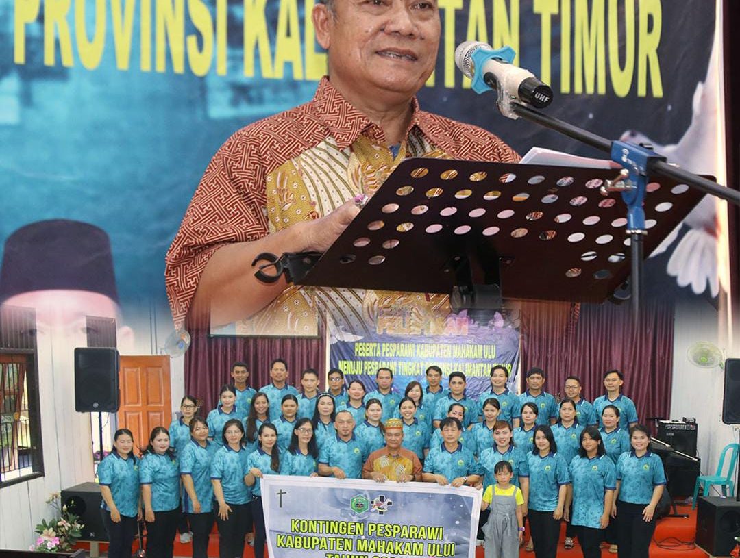 Grup paduan suara Pesparawi Mahulu. (dok Prokopim Mahulu)