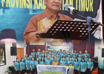 Grup paduan suara Pesparawi Mahulu. (dok Prokopim Mahulu)