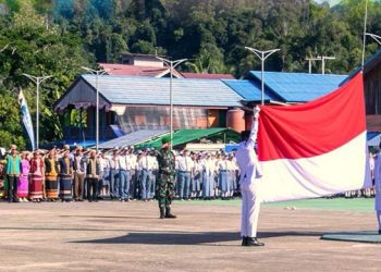 Hari Pahlawan di Mahulu. (dok Prokopim Mahulu)