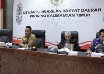 Rapat dengar pendapat Komisi I DPRD Kaltim dengan PT Mahakam Sumber Jaya (MSJ)  dan warga Marangkayu. (Dok DPRD Kaltim)