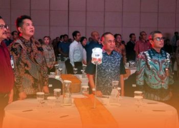 Bupati Mahulu, Bonifasius Belawan Geh usai menghadiri Forum Bisnis PT Bank Pembangunan Daerah Kalimantan Timur dan Kalimantan Utara (Bankkaltimtara) 2024 di Ballroom The Ritz Carlton Mega Kuningan, Jakarta, Kamis, 7 Maret 2024.