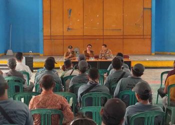 Rapat Linmas se-Kecamatan Muara Jawa.