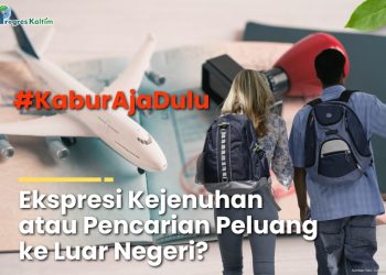 Fenomena #KaburAjaDulu ramai di jagad media sosial X. progreskaltim.id/Arrauf Rizki Saputra