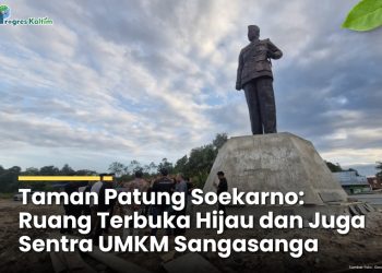 Taman Patung Soekarno di Sangasanga