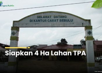 Potret gerbang Kecamatan Sebulu. ist.