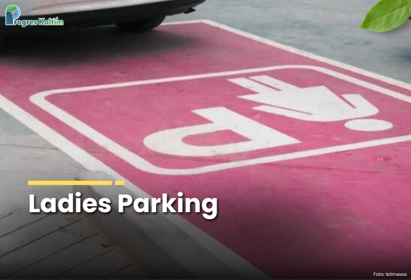 Ilustrasi Ladies Parking. ist