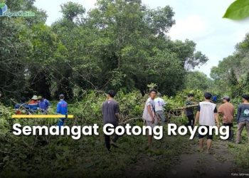 Gotong Royong di desa Kukar
