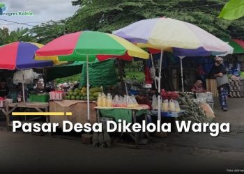 Pasar desa di Kukar mulai dikelola pemerintah desa setempat.