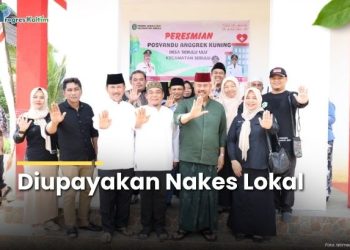 Warga lokal yang memiliki keterampilan tenaga kesehatan didorong jadi nakes di daerah.