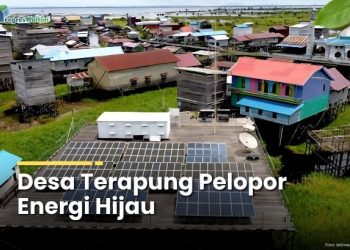 Benderang Energi Surya di Desa Muara Enggelam