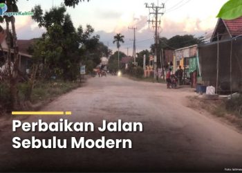 Jalan Sebulu Modern butuh perbaikan. ist.