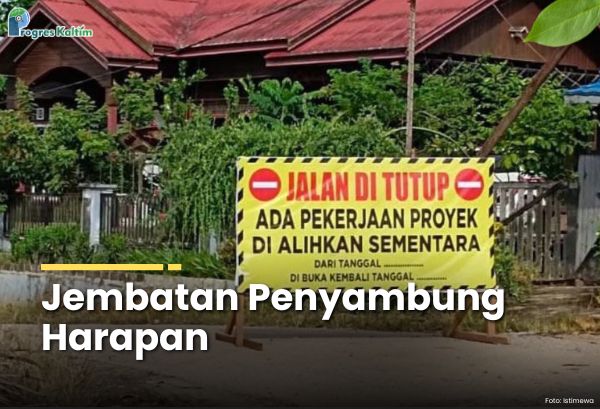 Jembatan Penyambung Harapan di Dusun Antai Sebulu Modern. ist